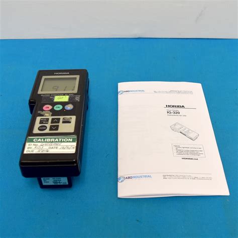 ig-320 gloss meter|horiba gloss meter manual.